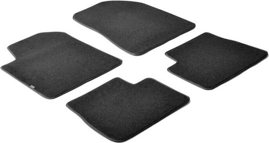 Lampa Set of Front and Rear Mats 4pcs for Alfa Romeo Giulietta 2021+ Black
