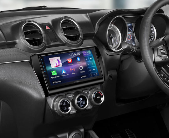 Pioneer Car Audio System 2DIN (Bluetooth/USB/WiFi/GPS/Apple-Carplay/Android-Auto) with Touch Screen 9"
