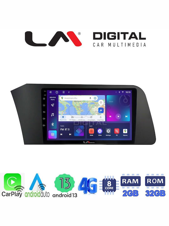 LM Digital Автомобилна Аудио Система (Блутут/USB/WiFi/GPS/Apple-Carplay/Android-Auto) с Тъчскрийн 9"