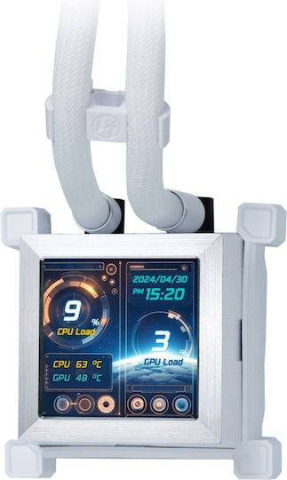Lian Li Hydroshift Lcd Aio Комплект за охлаждане Без вентилатори Бял G89.GHSLCD36NW.00