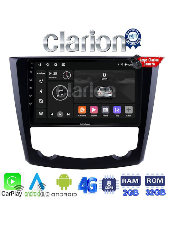 Clarion Car Audio System for Renault Kadjar 2015> (Bluetooth/USB/WiFi/GPS/Apple-Carplay/Android-Auto) with Touch Screen 9"