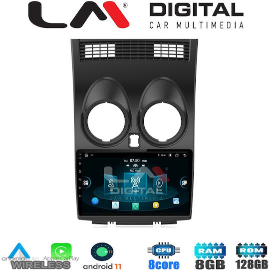 LM Digital Car Audio System for Nissan Qashqai 2007-2013 (Bluetooth/USB/WiFi/GPS/Apple-Carplay/Android-Auto) with Touch Screen 9"