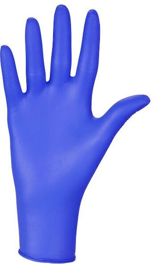 AMiO Gloves for Work Disposable Blue Nitrile 100pcs