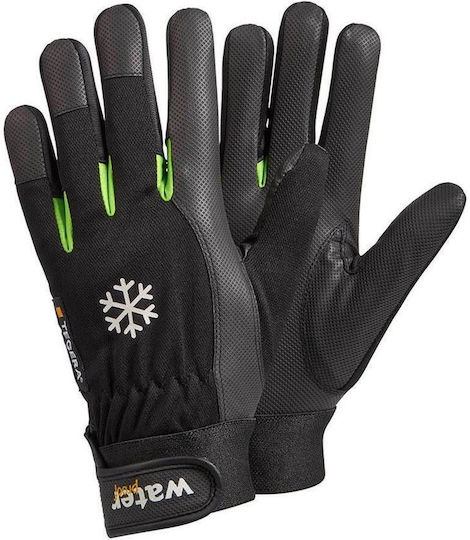 Tegera 517 Waterproof Gloves for Work Cold-Resistant Driver Black Leather 1250517_XS