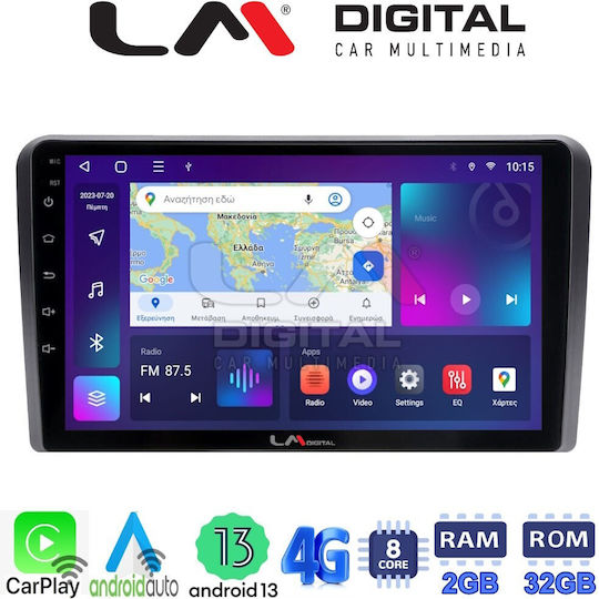 LM Digital Car Audio System Hummer H1 H1 2006+ (Bluetooth/USB/WiFi/GPS/Apple-Carplay/Android-Auto) with Screen 10"