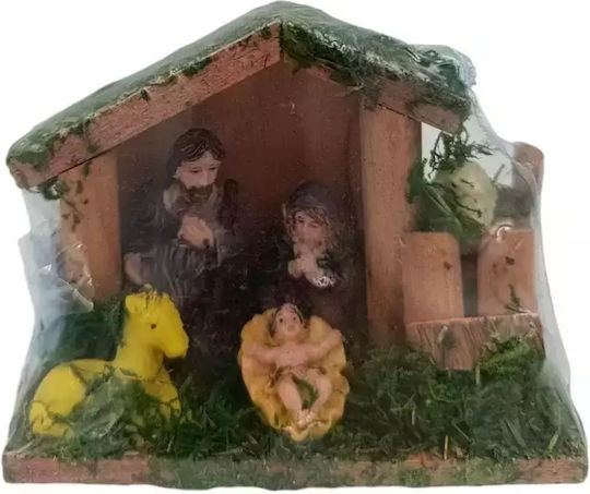 Коледна декоративна фигура Рождество 10x12x5см 1epx2057
