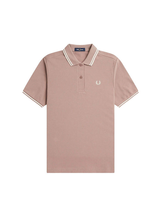 Fred Perry Twin Polo Blouse Pink