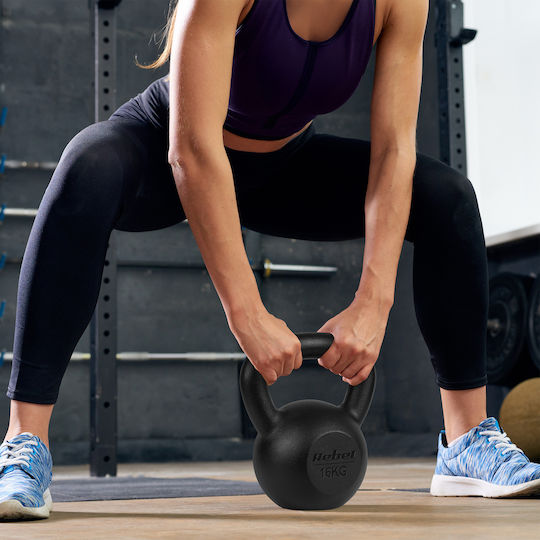 6kg Cast Iron Kettlebell Rebel Active