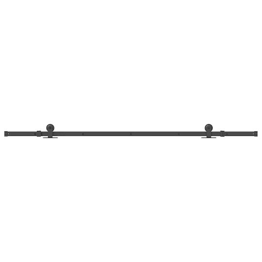 vidaXL Μηχανισμός Συρόμενης Μεσόπορτας 213.5cm Μαύρος