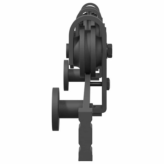 vidaXL Mecanism Pentru Ușă Glisantă Butuc De Ușă 200cm Negru