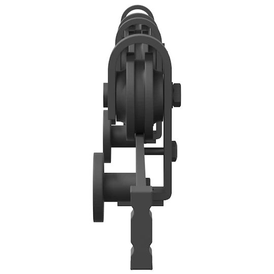 vidaXL Μηχανισμός Συρόμενης Μεσόπορτας 183cm Μαύρος