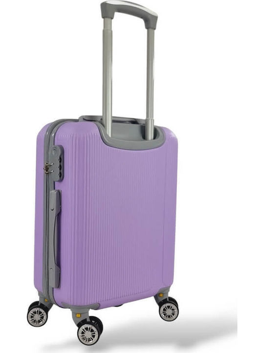 Playbags Cabin Travel Suitcase Hard Lila with 4 Wheels Height 52cm ps1867-18