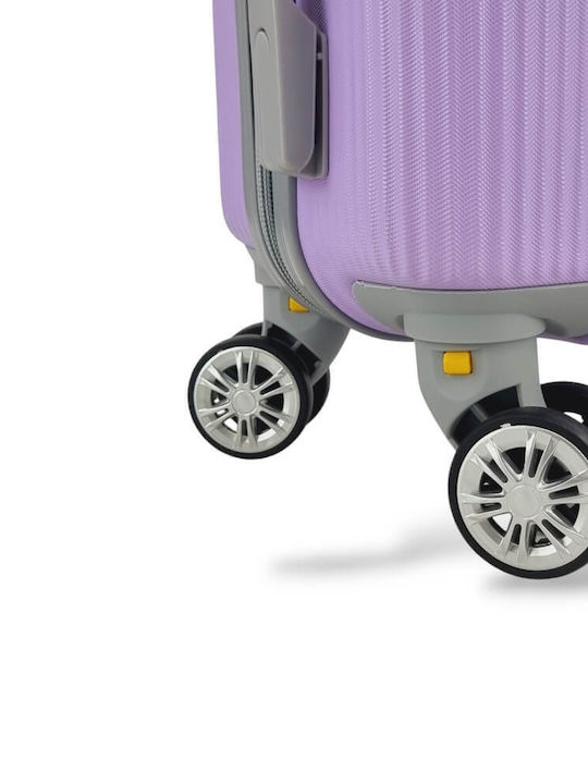 Playbags Cabin Travel Suitcase Hard Lila with 4 Wheels Height 52cm ps1867-18