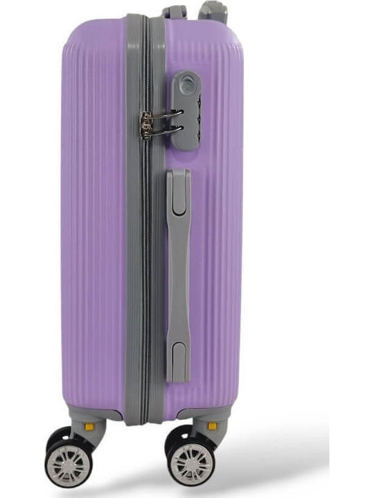Playbags Cabin Travel Suitcase Hard Lila with 4 Wheels Height 52cm ps1867-18