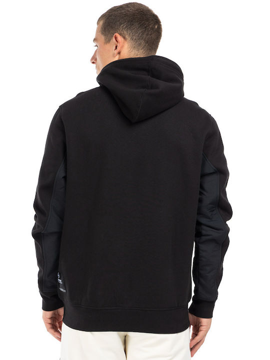 District75 Sweatshirt with Hood black