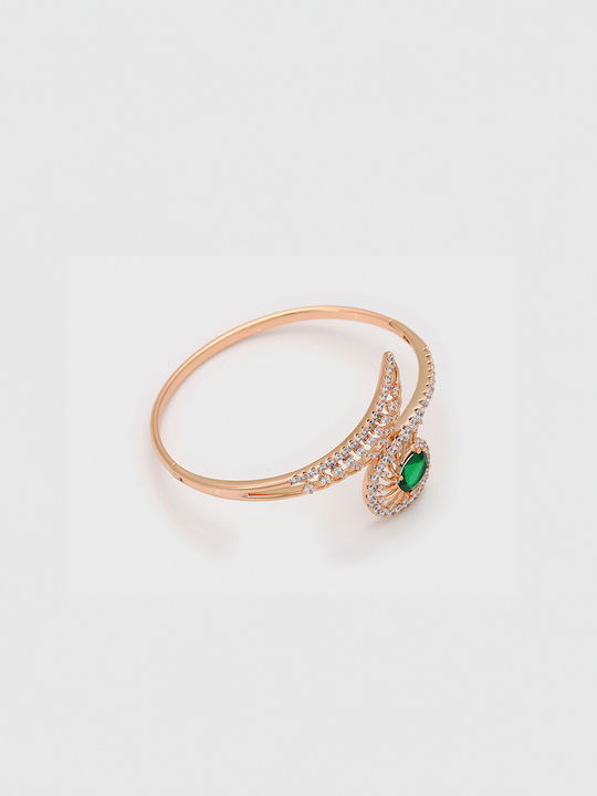 Chrysothemiss Women's Bracelet Gold Plated with Zircon