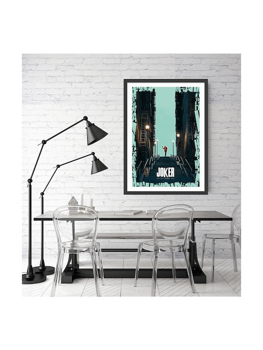 Poster Joker On Stairs Mv016 40cm X 50cm
