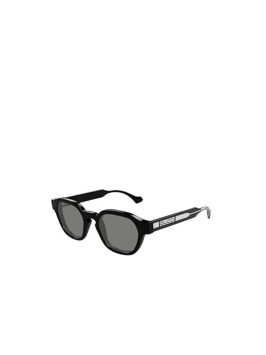 Gucci Sunglasses with Black Plastic Frame and Black Lens GG1730S 001