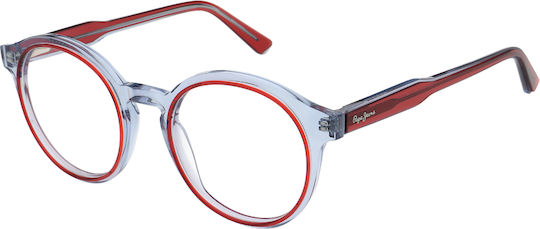 Pepe Jeans Transparent Kindlich Kunststoff Brillenrahmen PJ3568-215