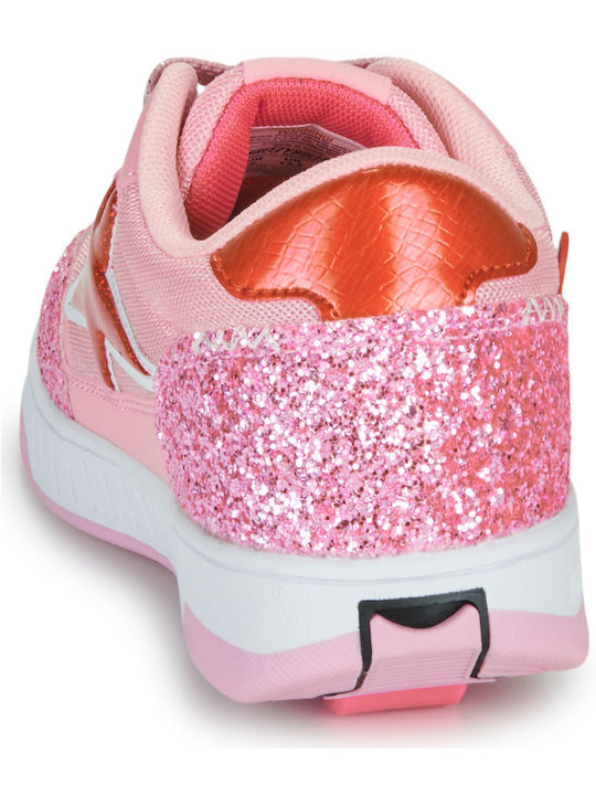 Παιδικά Sneakers με Ροδάκια Ροζ