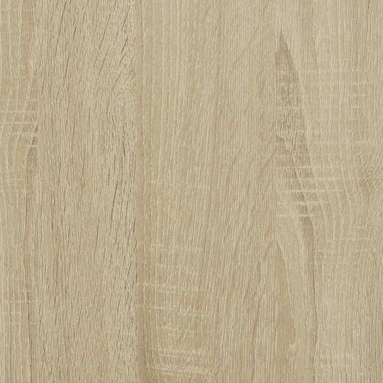 vidaXL Πάγκος με Νιπτήρα & Καθρέπτη Μ80xΒ60xΥ33cm Sonoma Δρυς