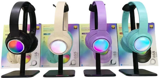MSL-915 Bluetooth Wireless On Ear Headphones Purple