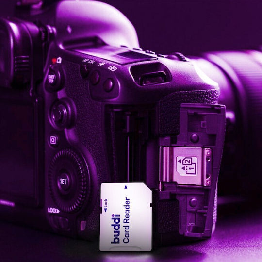 Buddi SDXC 256GB U1 A1 160MB/s με αντάπτορα