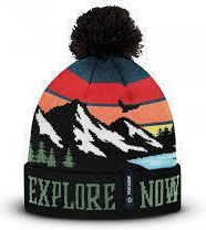 Sanctuary Mountain Pom Pom Beanie Unisex Beanie Knitted