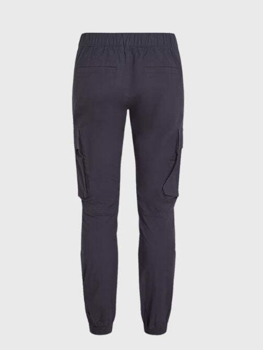 Trousers Cargo Elastic Blue