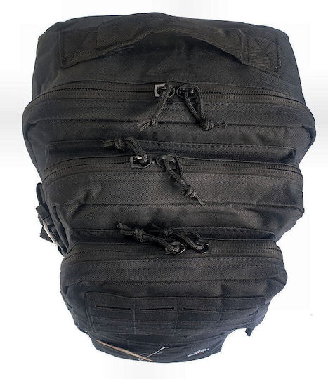 Tac Maven Laser LG Military Backpack Backpack made of Polyester Black 51lt