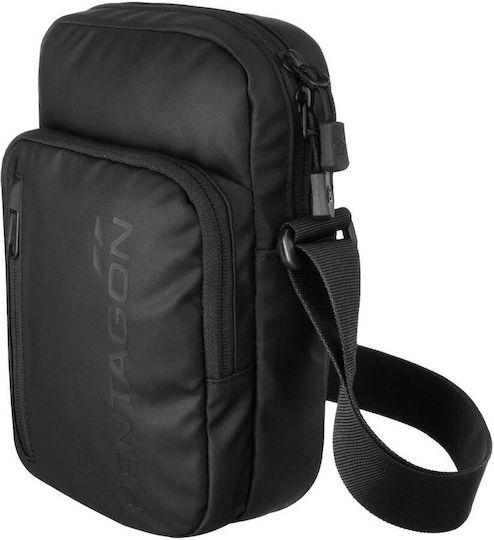 Pentagon Messenger Military Pouch Shoulderbags made of Polyester Stealth Black 2.4lt