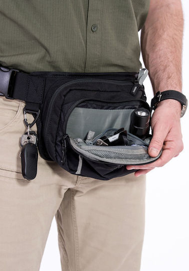 Pentagon Runner Military Pouch Belt made of Polyester Black 3lt