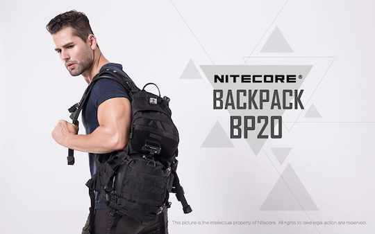 NiteCore Militärischer Rucksack Rucksack Schwarz 20Es