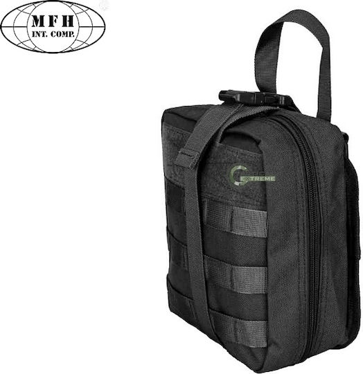 MFH First Aid Pouch LG Molle Geantă Militară de umar din Poliester Negru