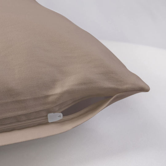 Darymex Μαξιλαροθήκη Dark Beige 50x60εκ.