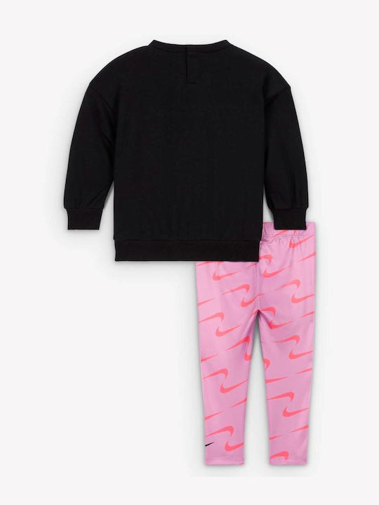 Nike Kids Clothing Set with Leggings Flamingo 2 Pieces