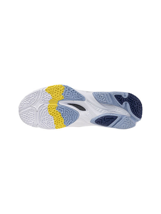 Wave Lightning Z8 Mid Мъжки Спортни обувки Волейбол White / Light Blue