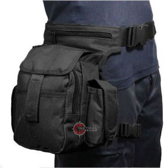 Mil-Tec Στρατιωτικό Τσαντάκι Μηρού από Cordura Μαύρο