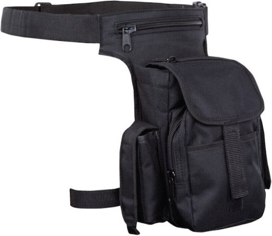 Mil-Tec Στρατιωτικό Τσαντάκι Μηρού από Cordura Μαύρο