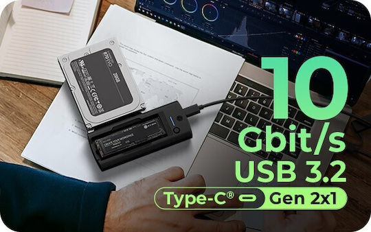 Icy Box Icybox Case for Hard Drive M.2 SATA III with Connection USB 3.2