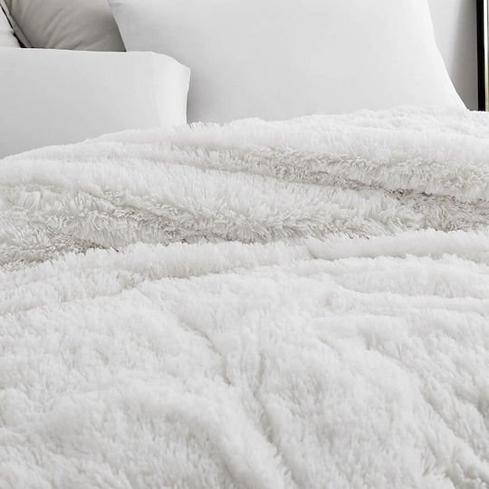 Saray Home Duvet Cover Set Queen 220x240cm Shaggy 220 3pcs 300 GSMGsm