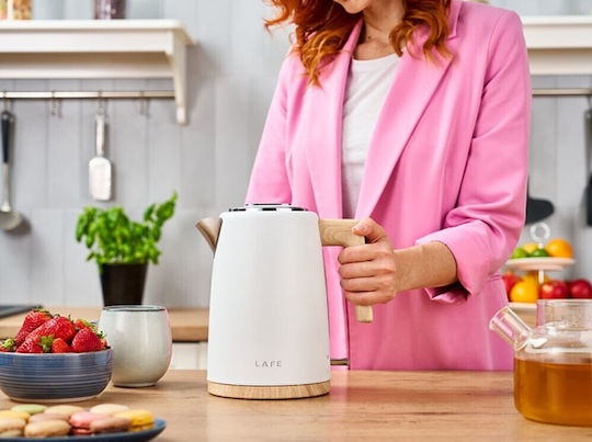 Lafe Scandi Pro Βραστήρας 1.7lt 2200W Λευκός