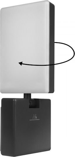 Maclean Energy Επιτοίχιο Εξωτερικό Φωτιστικό LED IP65 10W με Φυσικό Λευκό Φως