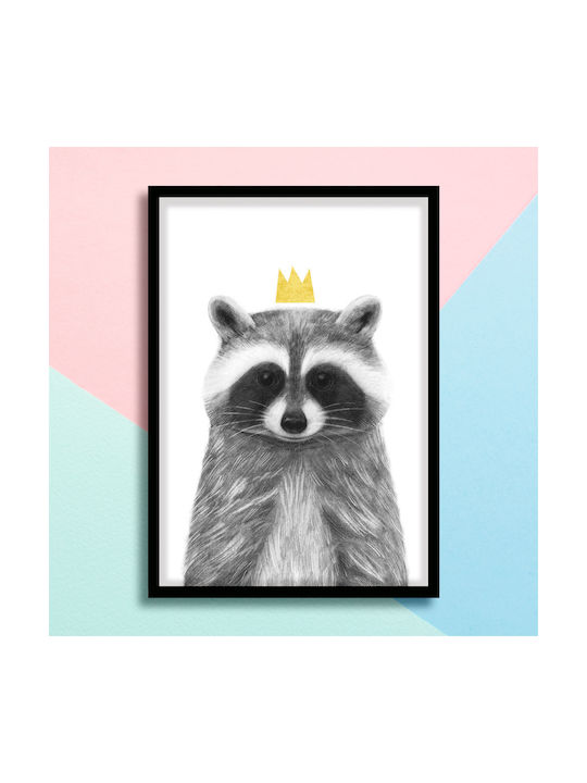 Queen Racoon 21x30cm
