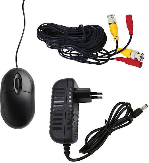 Surveillance System 1 Cameras Wireless Cameras Analog 1080p with Recorder DVR & Monitor