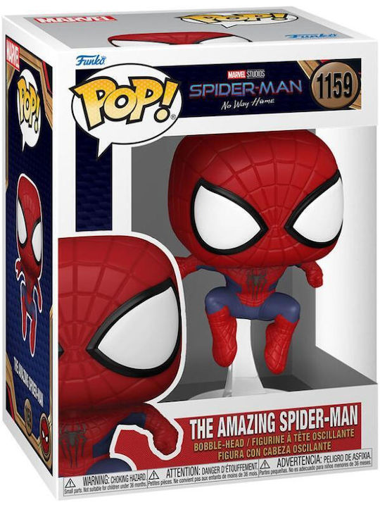 Funko Pop! Marvel: Spider-Man (Leaping) Bobble-Head