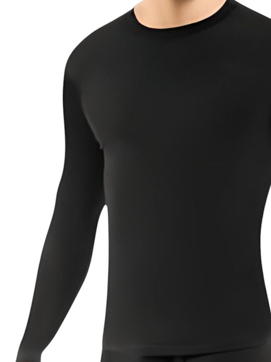 Kota Herren Thermo Langarmshirt Schwarz