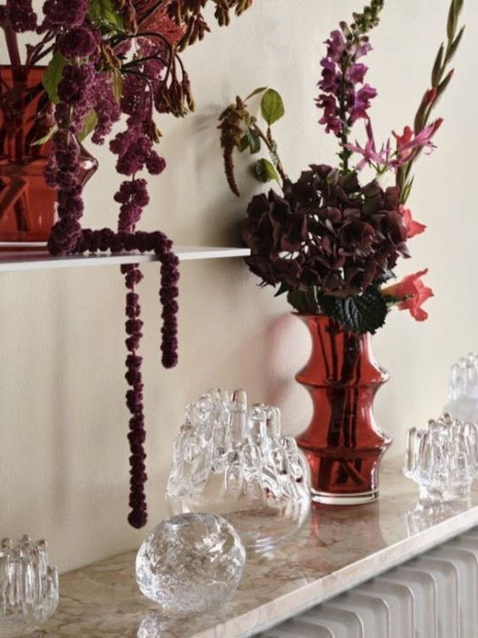 Kosta Boda Glass Candle Holder