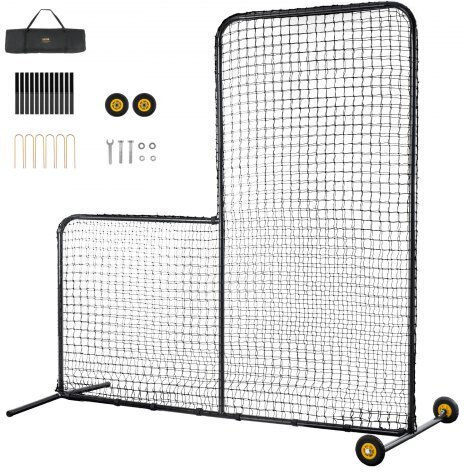 Vevor 7x7 Ft Baseball Safety Screen Batting Cage Tsbhwlxzx77ydo26zv0