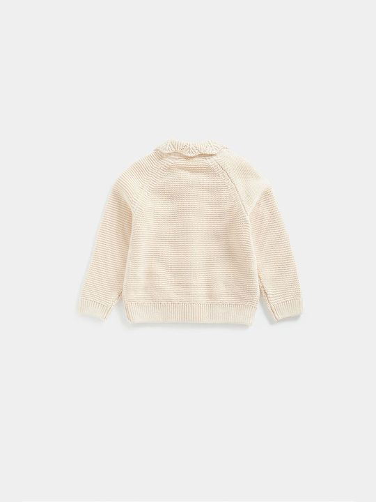 Cardigan pentru copii Tricotat Ecru